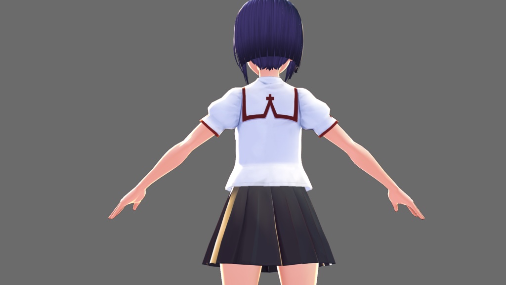 VRoid用イリヤの学校の制服テクスチャー(正式版対応)