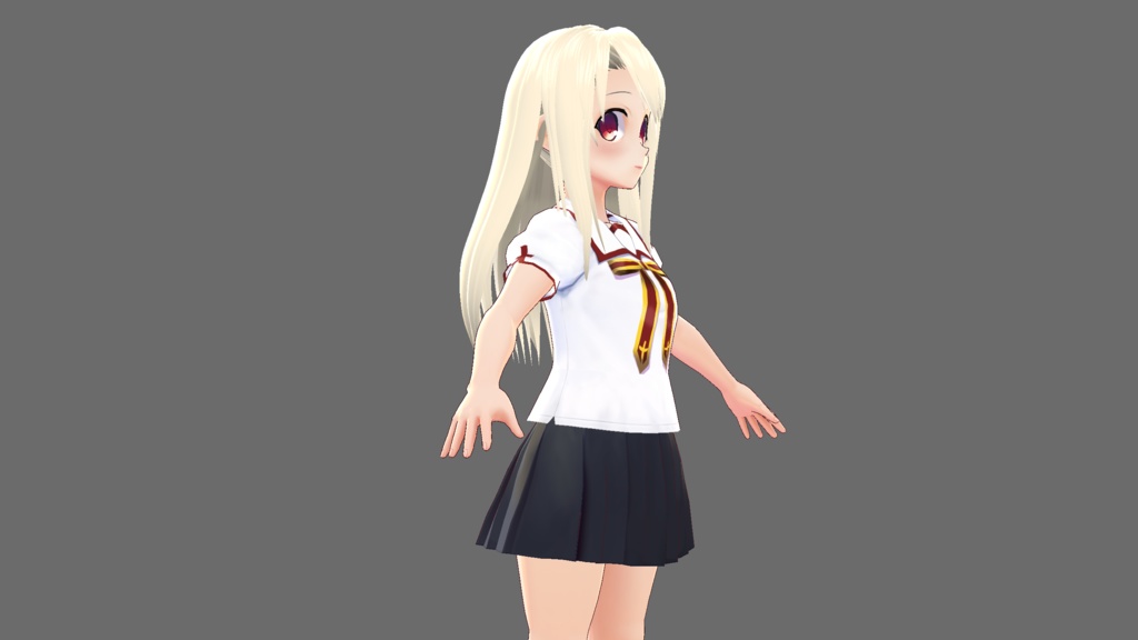 VRoid用イリヤの学校の制服テクスチャー(正式版対応)