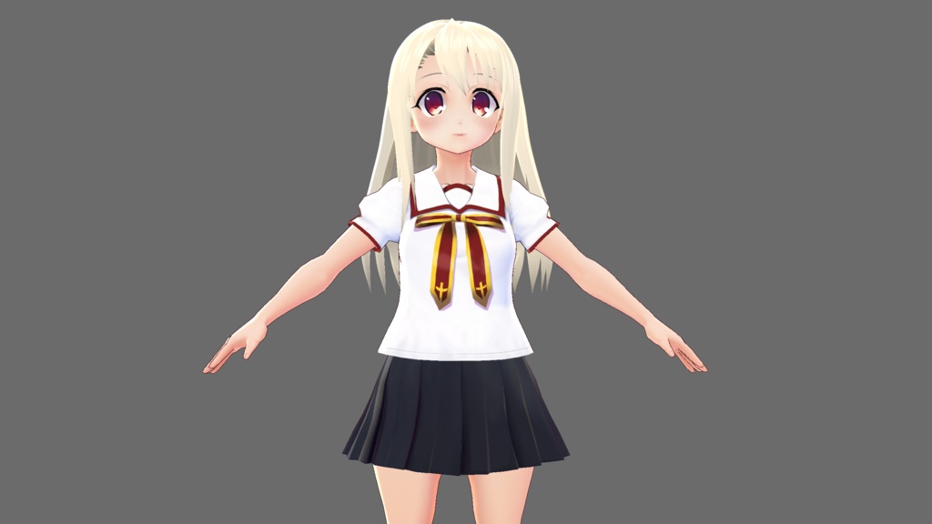 VRoid用イリヤの学校の制服テクスチャー(正式版対応)