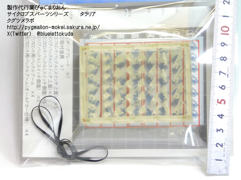 3D出力パーツ 1/12・24シートベルトセット