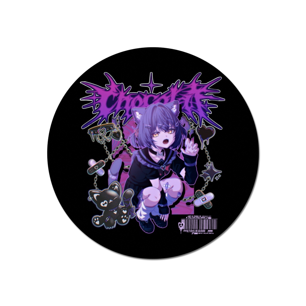 Y2K/Cyber Graphic マウスパッド - ショコラ -