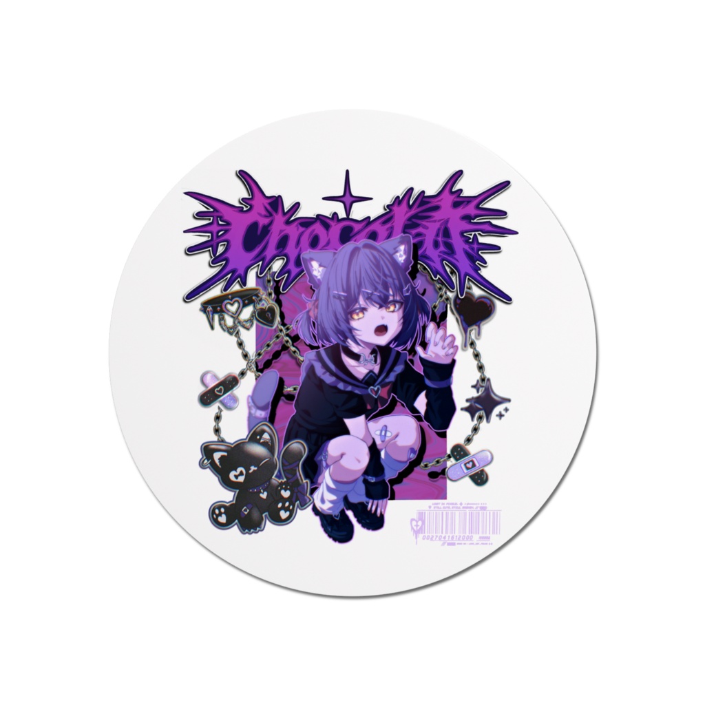 Y2K/Cyber Graphic マウスパッド - ショコラ -