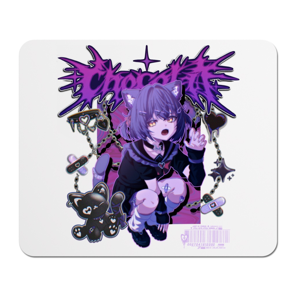 Y2K/Cyber Graphic マウスパッド - ショコラ -