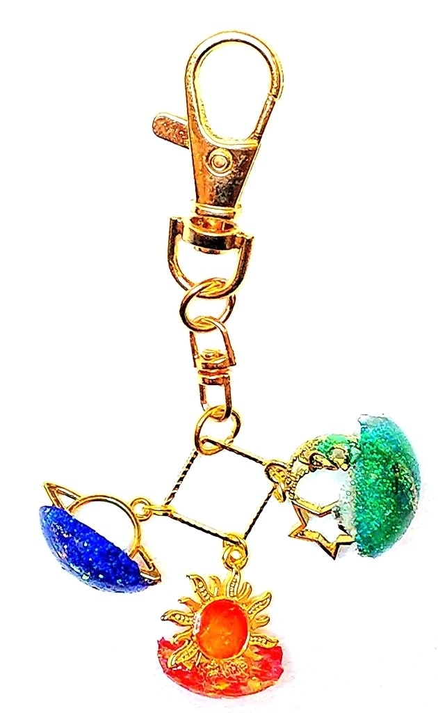 3つの惑星のキーホルダー