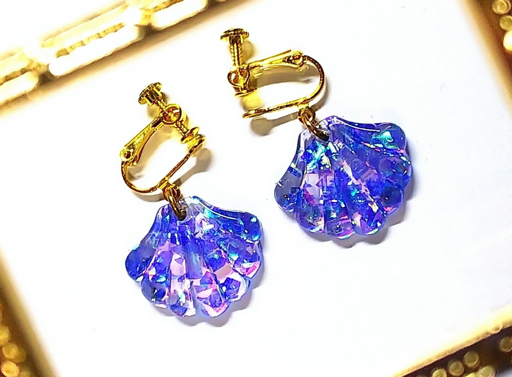 貝殻のイヤリング