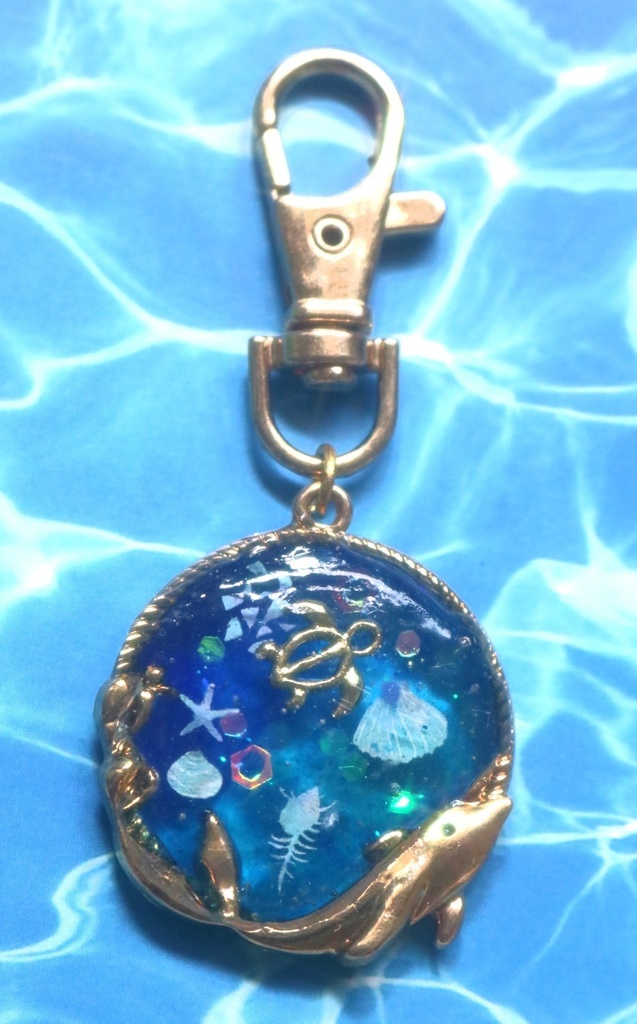 海のキーホルダー