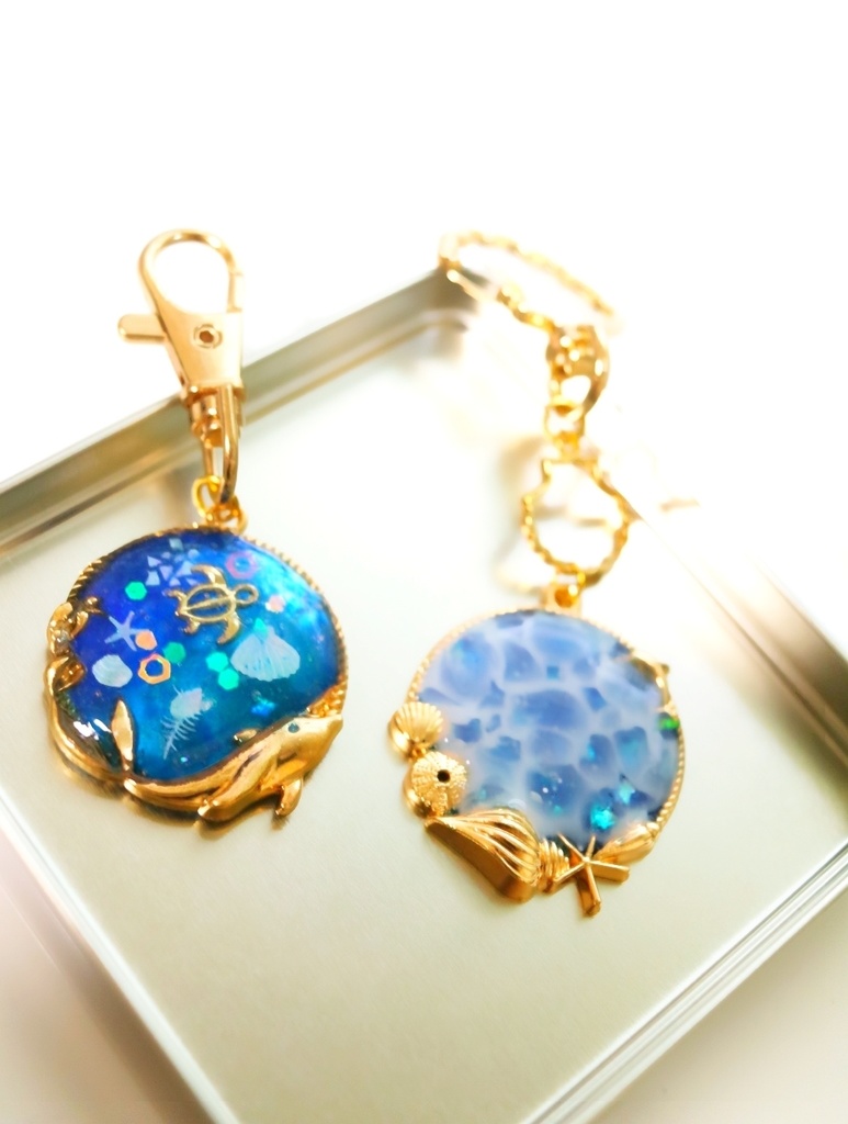 海のキーホルダー