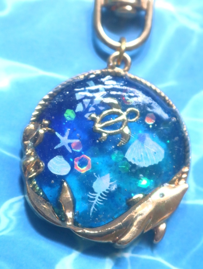 海のキーホルダー