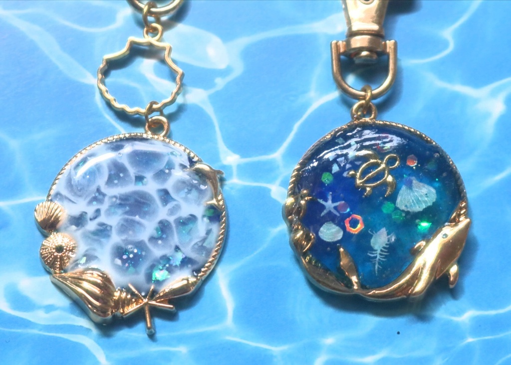 海のキーホルダー