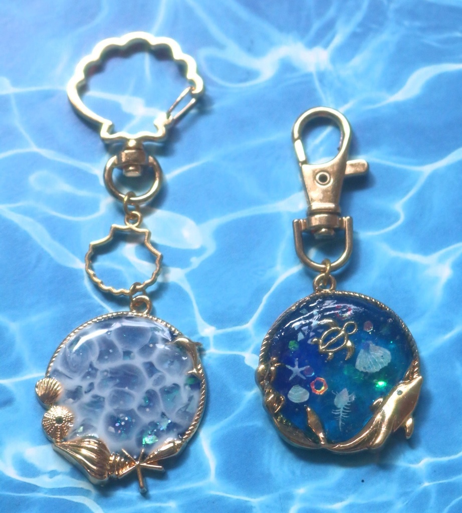 海のキーホルダー