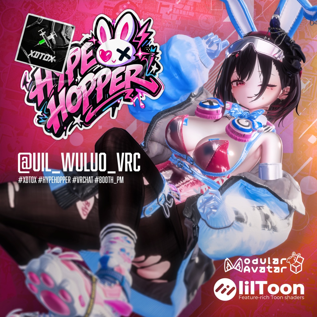 🐰🐰『Hype Hopper』🐰🐰 6アバター対応