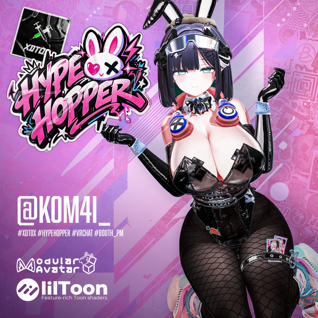 🐰🐰『Hype Hopper』🐰🐰 6アバター対応