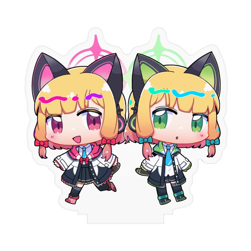 【ブルアカ】才羽モモイ&才羽ミドリ アクリルフィギュア