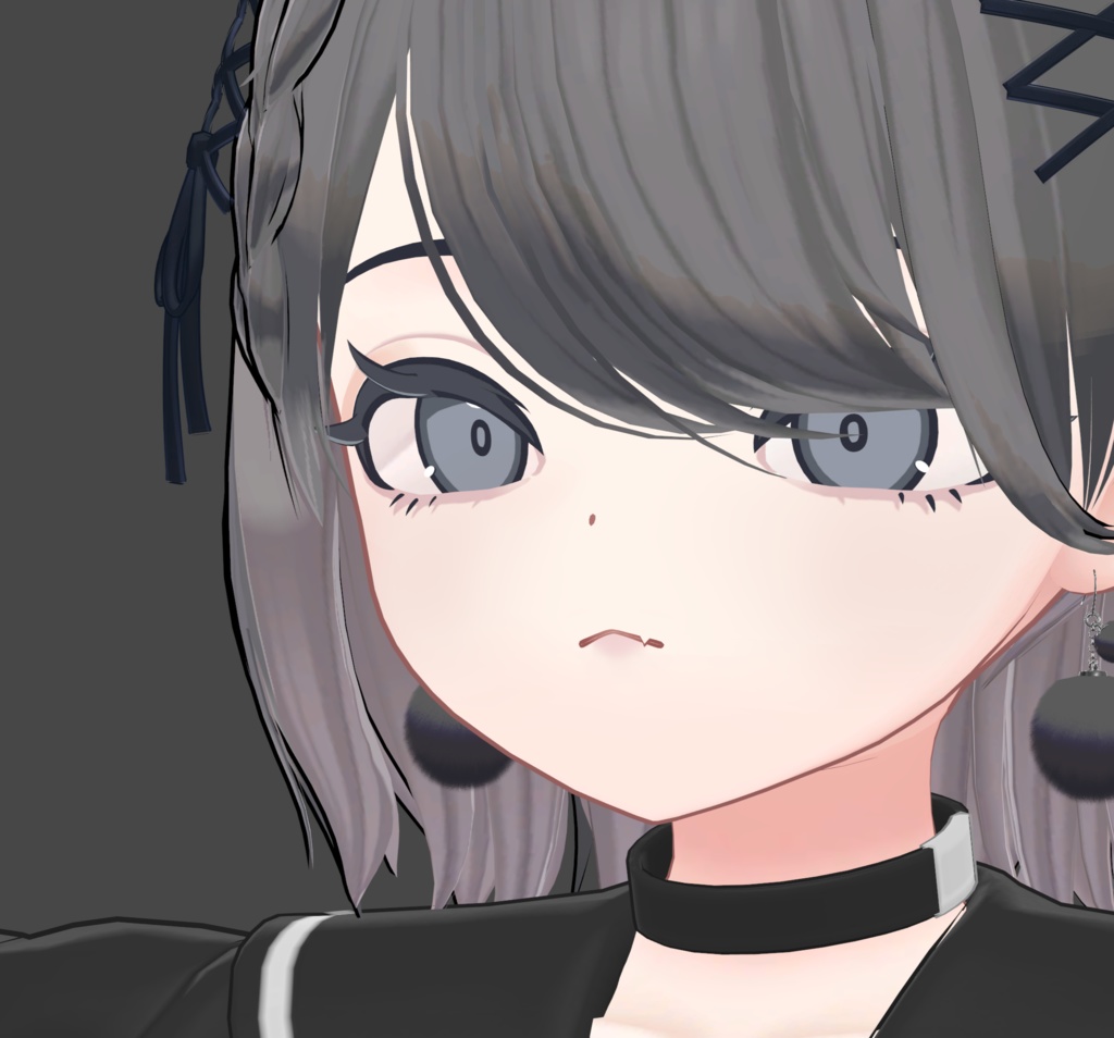 ふわもこピアス