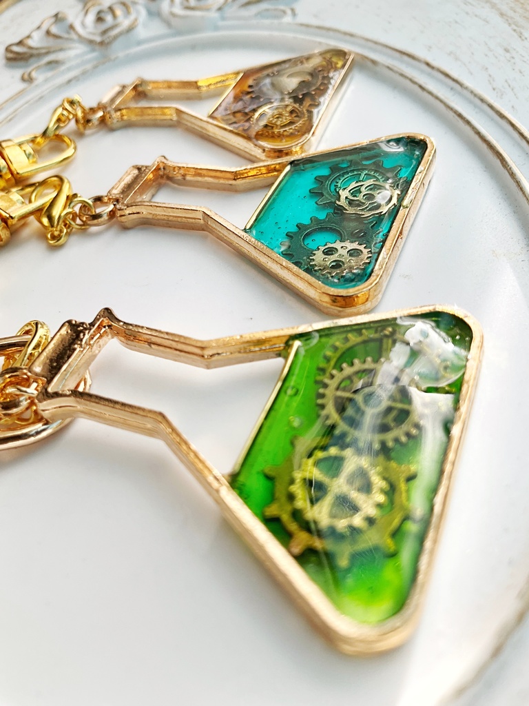 歯車 三角フラスコストラップ