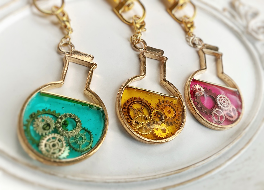 歯車 丸フラスコストラップ