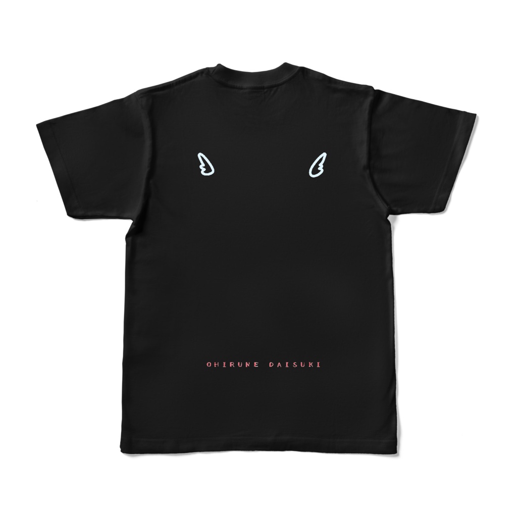 とりさんとおひるねTシャツ(黒)(赤)