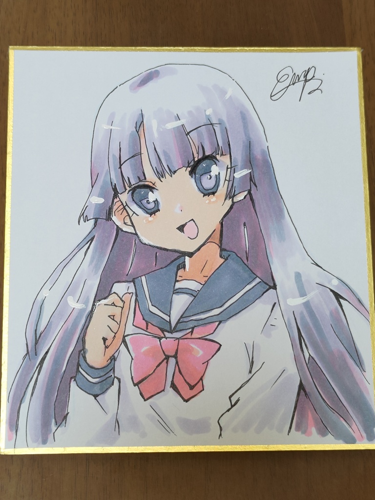 ミニ色紙 オリジナル1