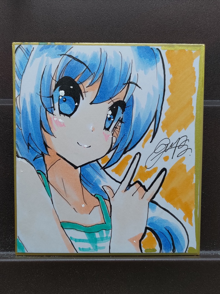 オリジナルミニ色紙