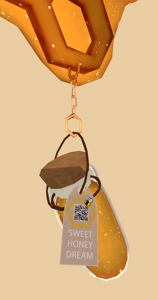 はちみつイアリング -HoneyComb Earring-