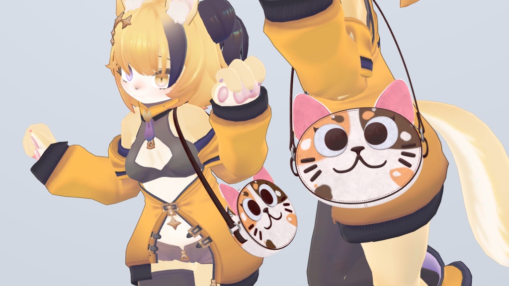 <無料(ギフト)>ラブリーねこバック Lovely Cat Bag