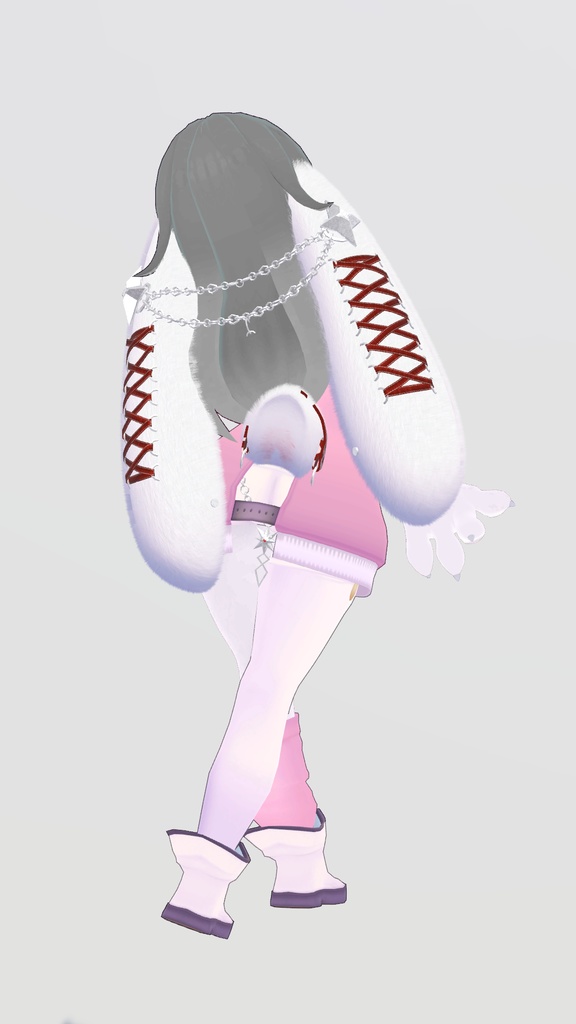 ステラ―ロップバニーセット=Stella Lop Bunny Ear&Tail Set=