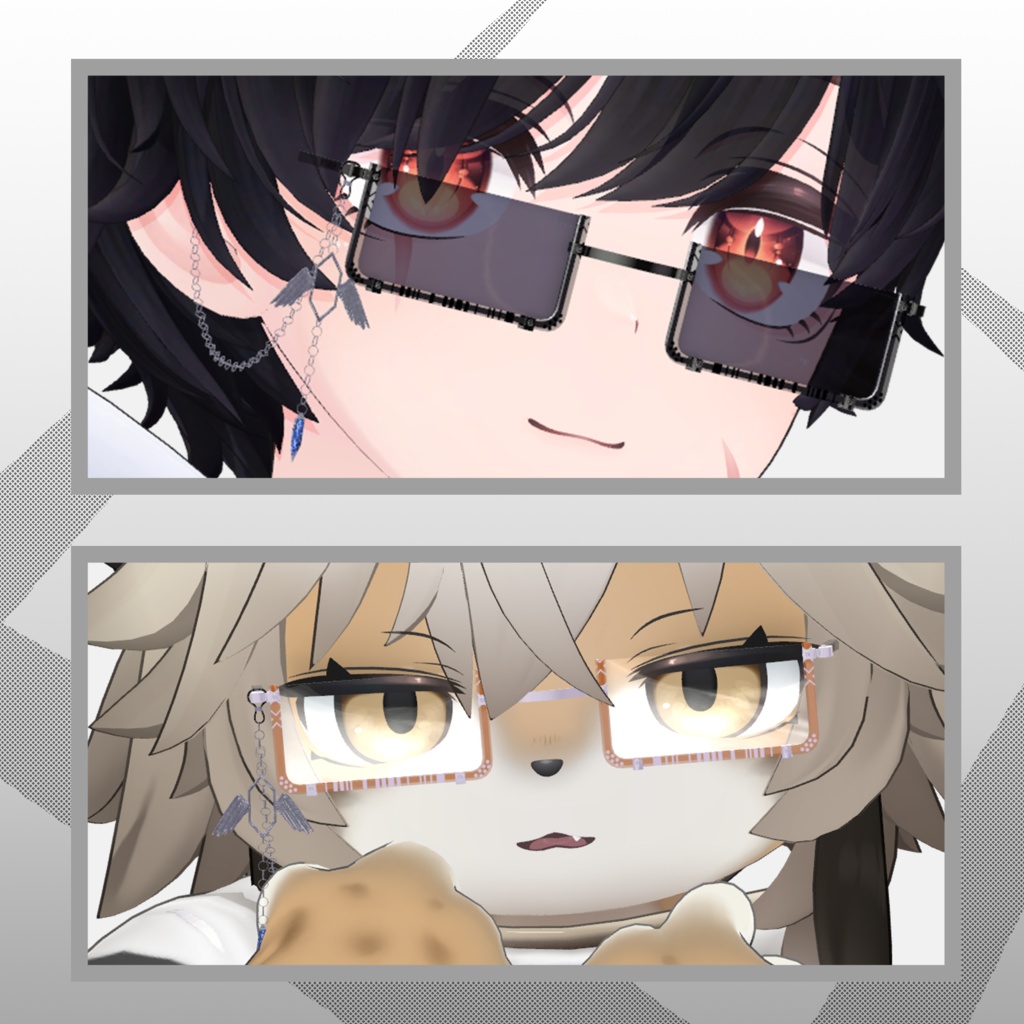 ガラスウイング・メガネ = GlassWing Glasses =