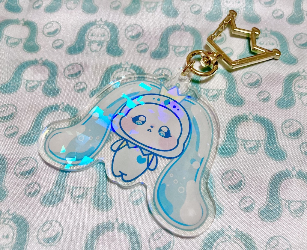ポプユニ! ホログラム入りアクリルキーホルダー