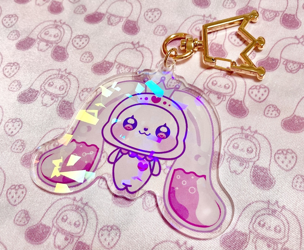 ポプユニ! ホログラム入りアクリルキーホルダー