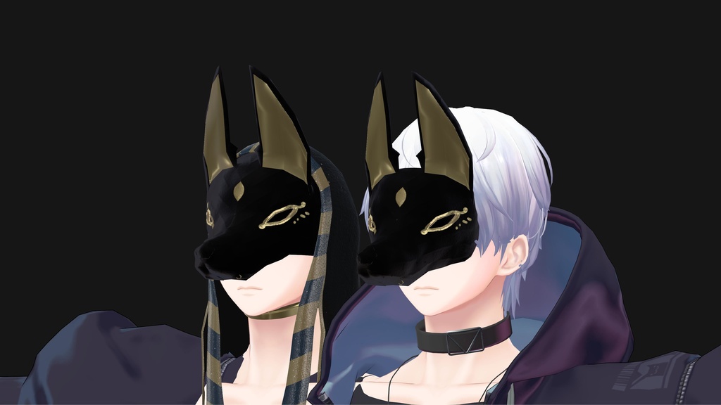 ⭐おまけ付き⭐ エジプト神マスク ※(マスクtypeは水瀬対応)仮面タイプもあり