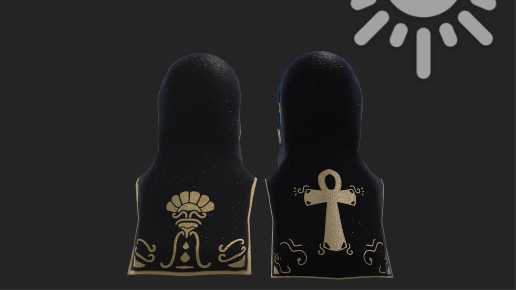 ⭐おまけ付き⭐ エジプト神マスク ※(マスクtypeは水瀬対応)仮面タイプもあり