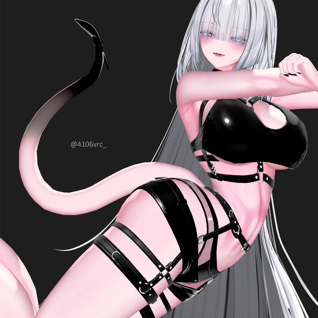 太い!!! 悪魔の尻尾!!!