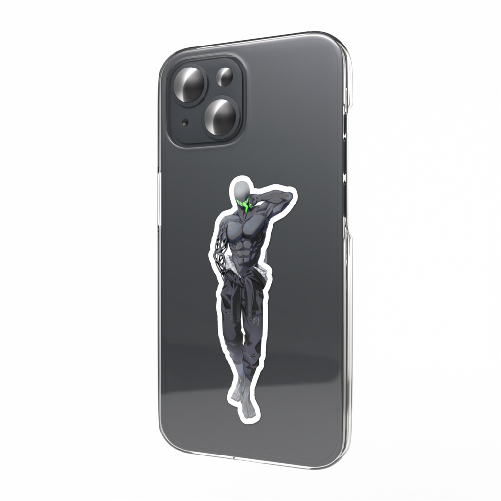 アヌ人外（緑舌）スマホステッカー