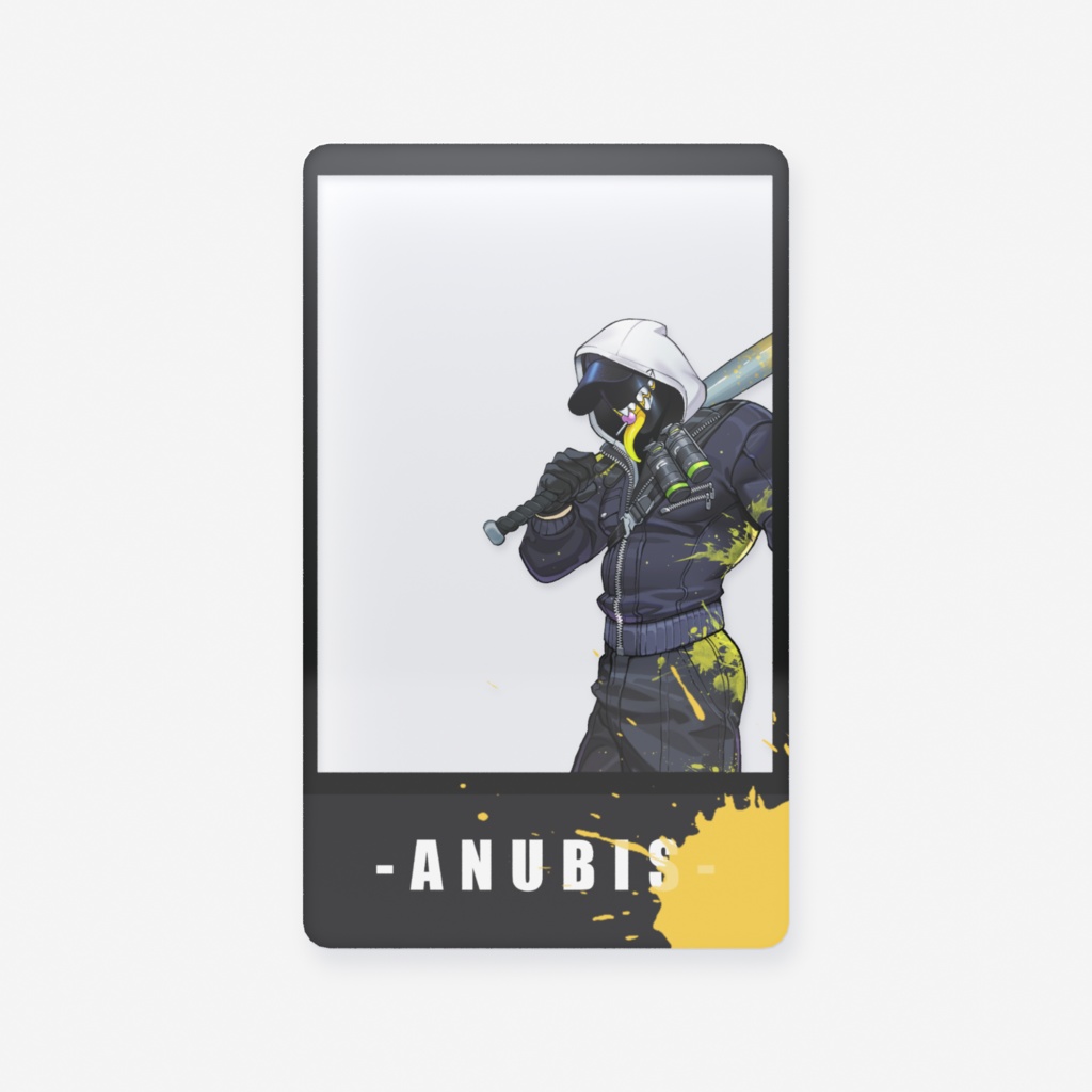 アヌ人外（黄色フーディー）クリアカード