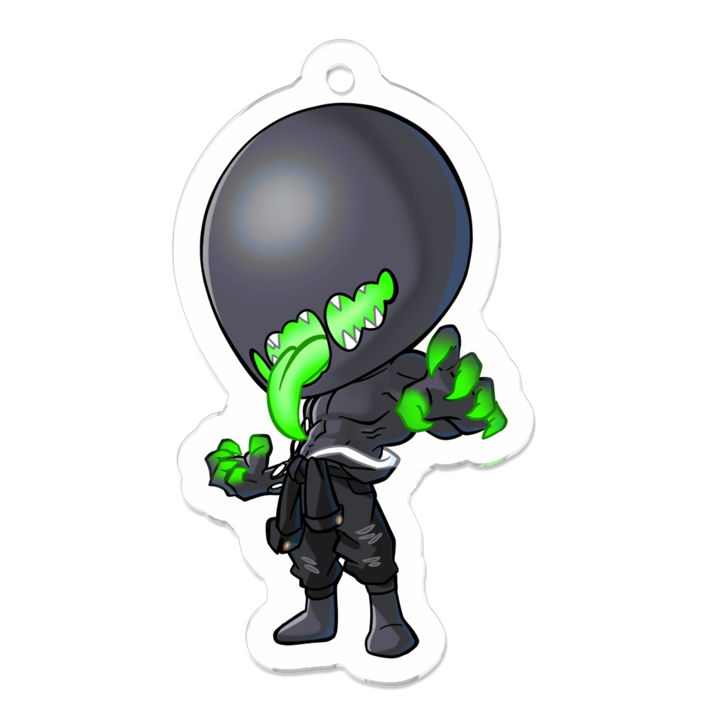アヌちび人外（緑舌）アクキー