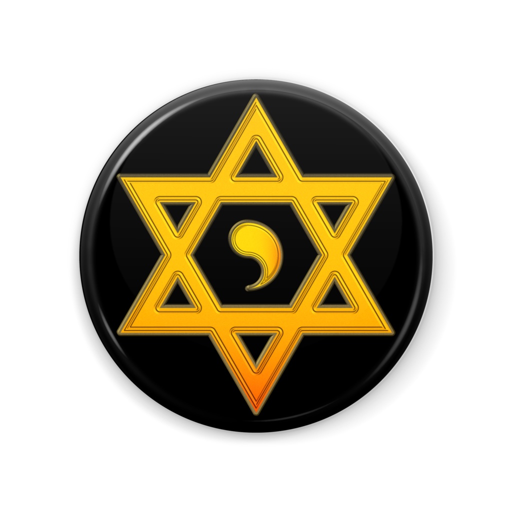 六芒星アレンジ缶ミラー