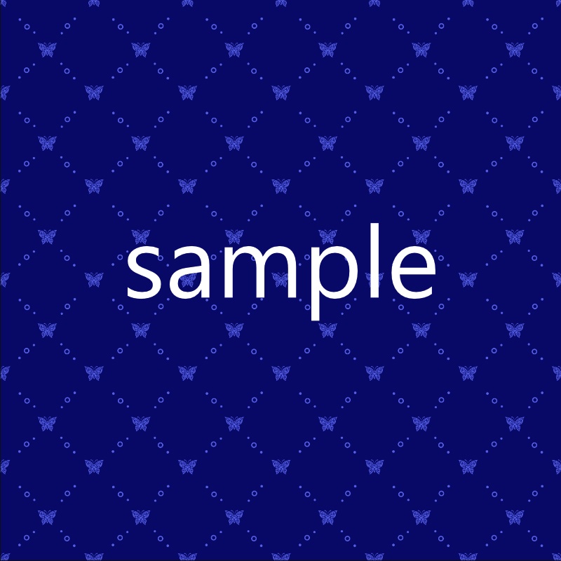 青背景・共鳴文様シームレスパターン素材 Resonant Seamless Pattern Background (Blue) — RE:SONARE Edition —