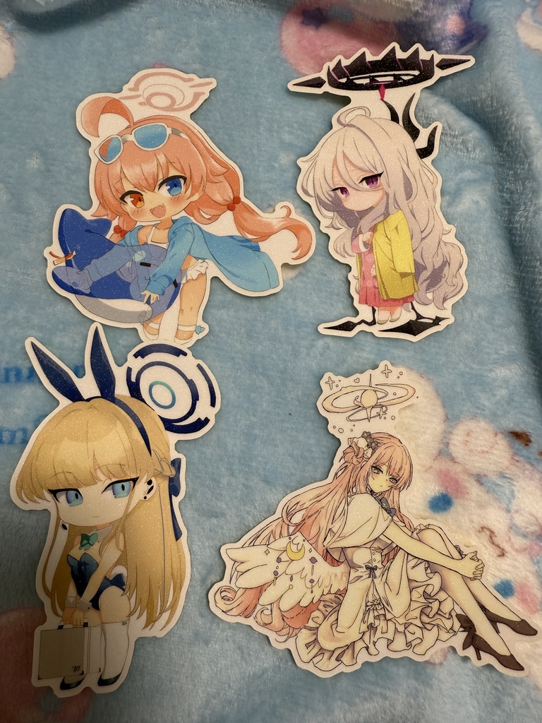 【ブルアカ】キラキラダイカット12cmビッグシール4種セット