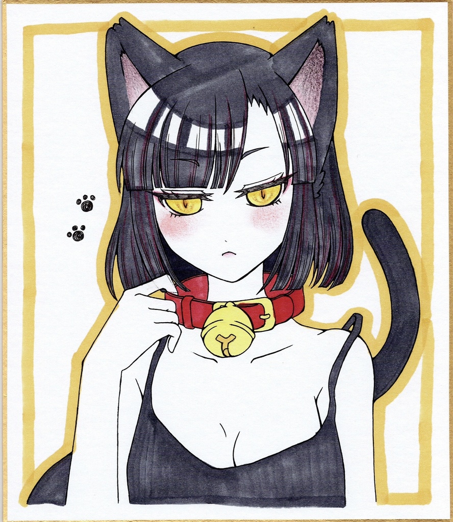 猫色紙　一品もの