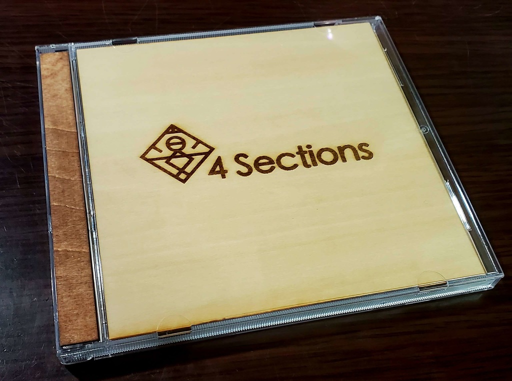 木製パズル『4 Sections』