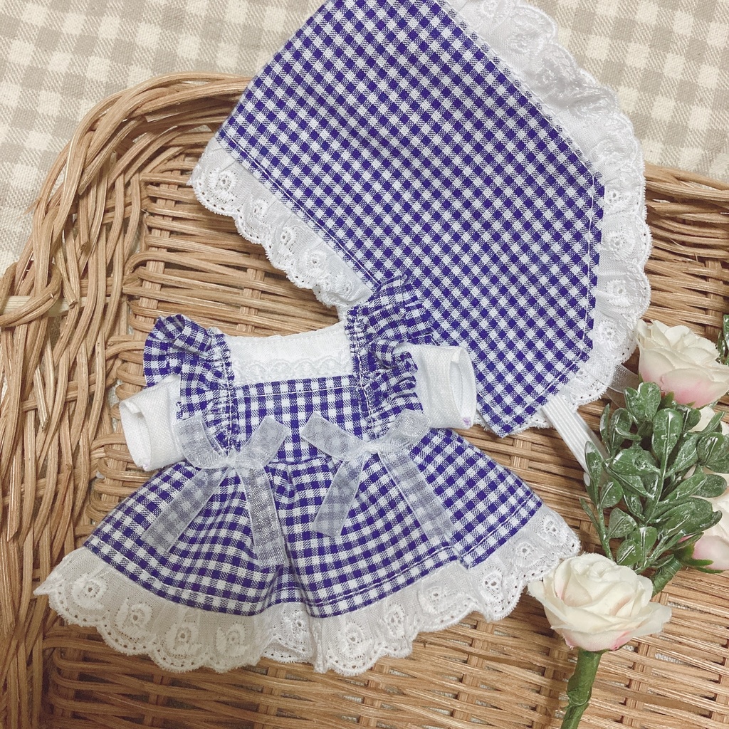 深窓の令嬢ワンピース (ブルー)