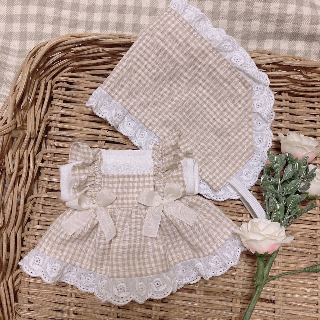 深窓の令嬢ワンピース(ミルクティー)