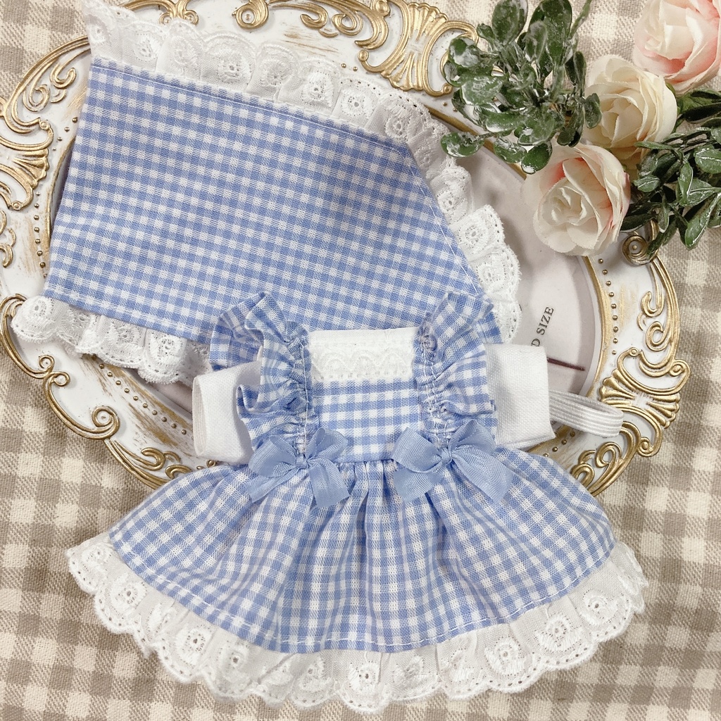 深窓の令嬢ワンピース (サックス)