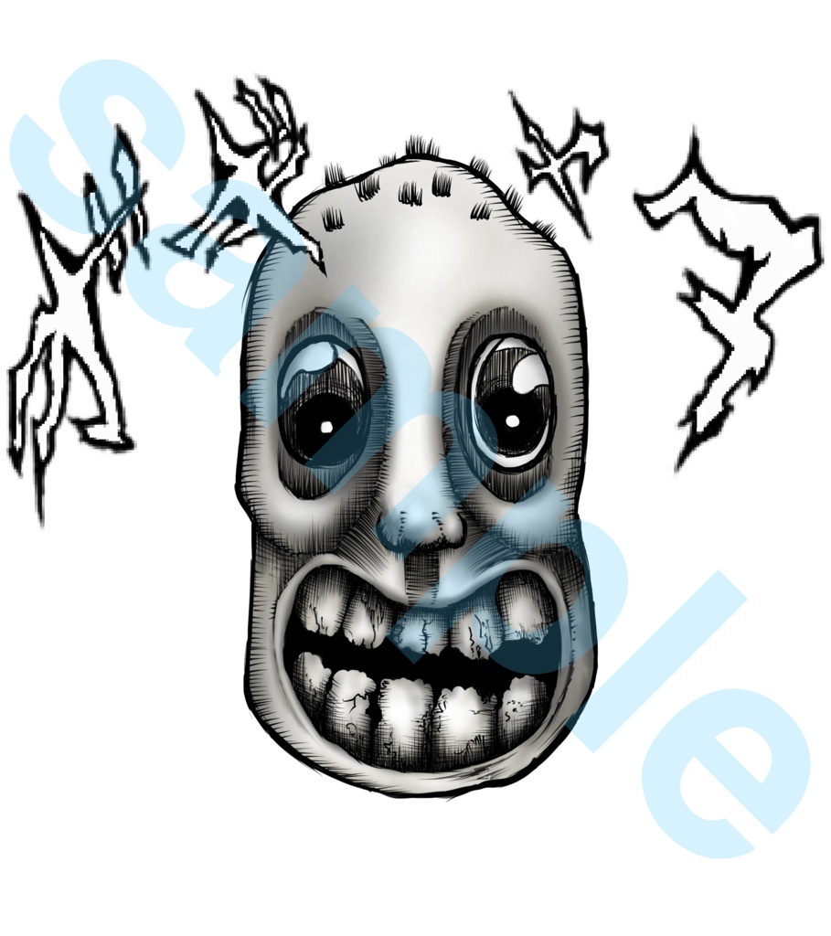 オ゛ギャアTシャツ(片面)