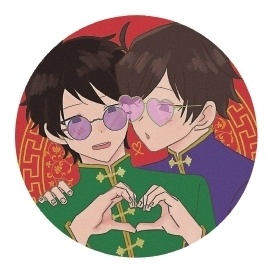 ハルとナツキのアクリルコースター