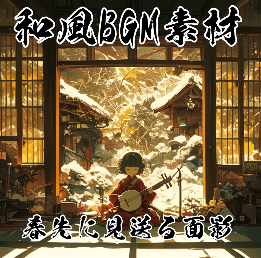 大河ドラマをテーマにした和風BGMを10曲集めたロイヤリティフリー音楽素材集『春先に見送る面影』【ゲーム素材/動画素材/配信用BGM/作業用BGM】