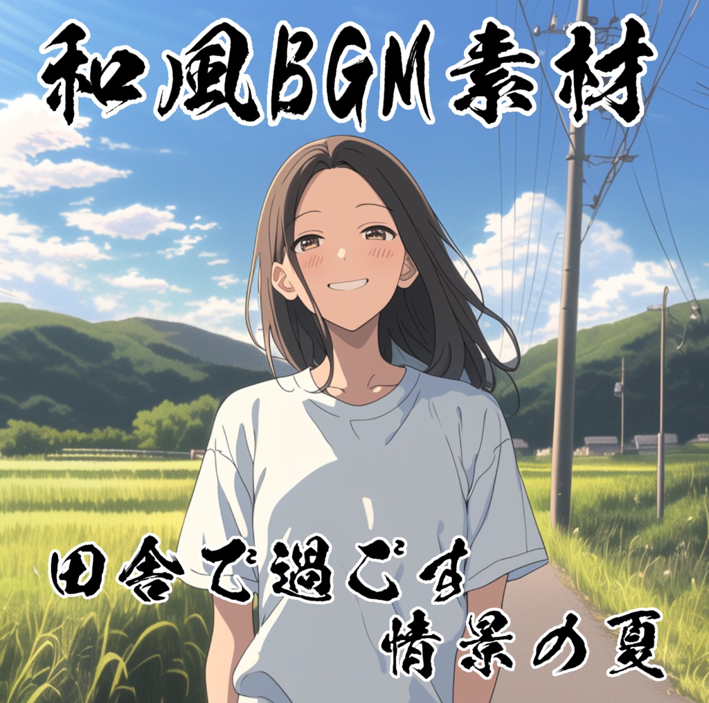 田舎の夏をイメージした和風BGMを10曲集めたロイヤリティフリー音楽素材集『田舎で過ごす情景の夏』【ゲーム素材/動画素材/配信用BGM/作業用BGM】