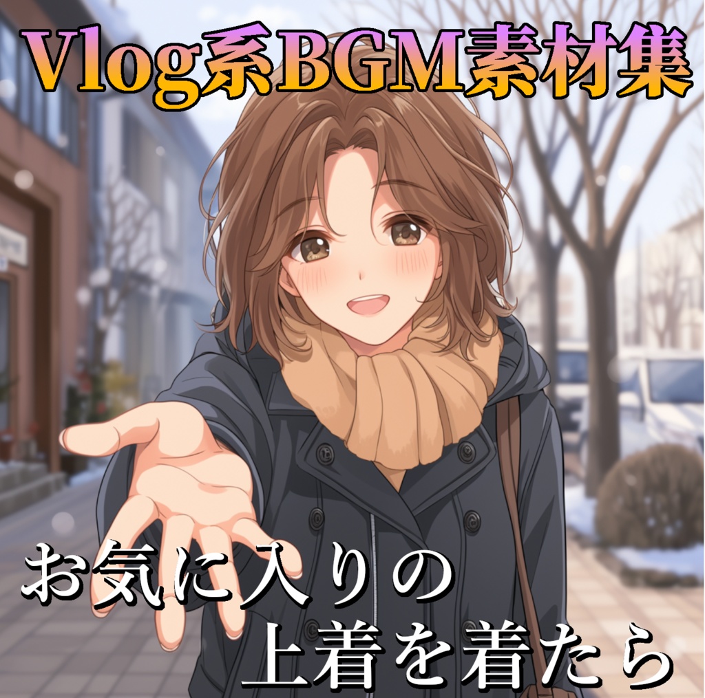 クリエイターに送る、vlogやお出かけをテーマにした汎用性の高いBGM素材集『お気に入りの上着を着たら』【ゲーム素材/動画素材/配信用BGM/作業用BGM】