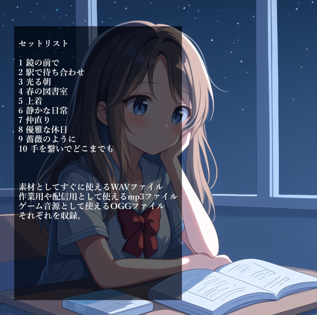 クリエイターに送る、vlogやお出かけをテーマにした汎用性の高いBGM素材集『お気に入りの上着を着たら』【ゲーム素材/動画素材/配信用BGM/作業用BGM】