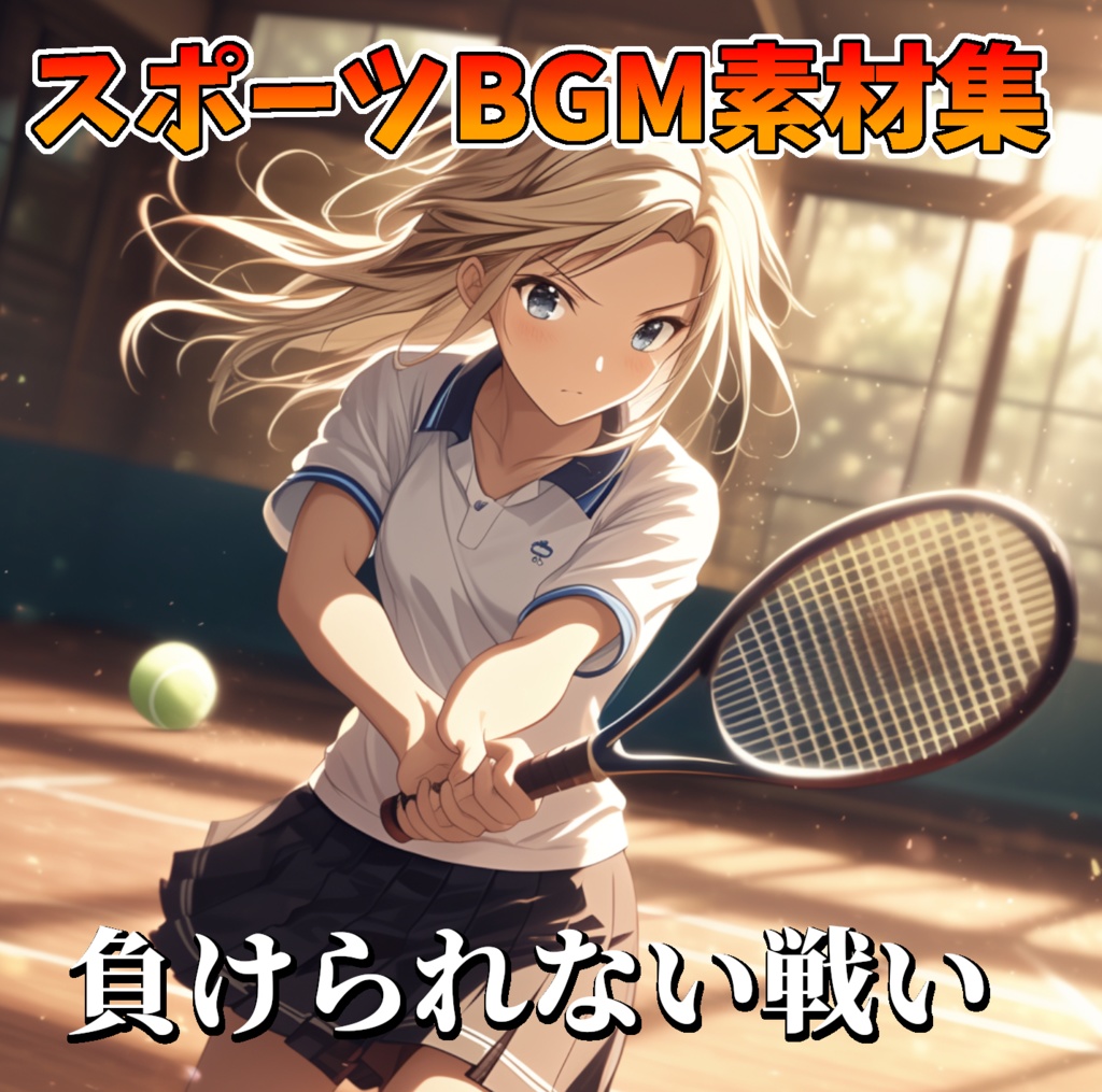 クリエイターに送る、部活動をテーマにしたかっこいいBGMを10曲集めたロイヤリティフリー音楽素材集『負けられない戦い』【ゲーム素材/動画素材/配信用BGM/作業用BGM】